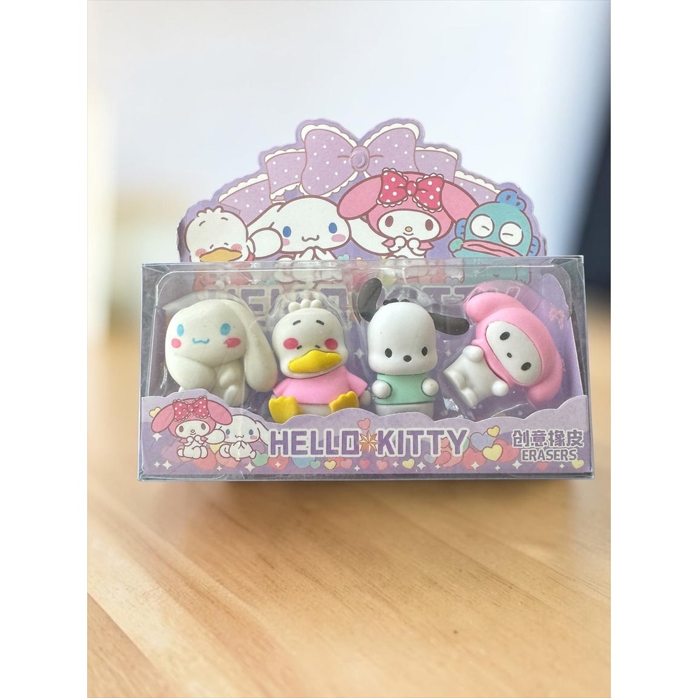 Sanrio Hello Kitty Friends Puzzle Eraser Set